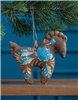 Coffee-Scented Souvenir – Blue and Yellow Horse