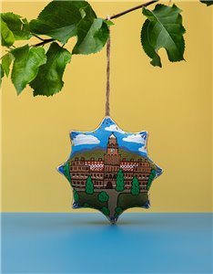 Сувенір зірка ванільна "Чернівецький національний університет ім. Ю. Федьковича"