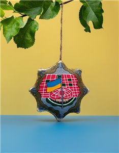 Сувенір зірка ванільна "Мелітополь"
