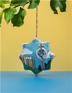 Сувенір зірка ванільна "Миколаїв"