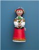 Hanging Sculptural Ornament – Hutsulka