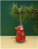 Christmas Ornament – Red Tigress with Cub (Sculptural)