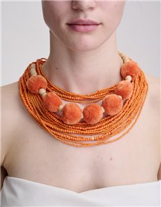 Orange Traditions Necklace