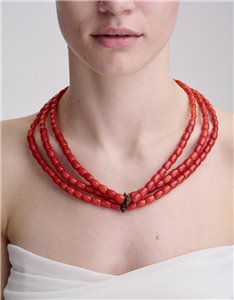 Coral Bead Necklace