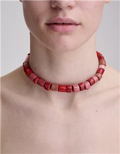 Red Ceramic Necklace