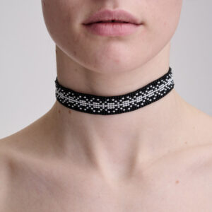Black and White Choker