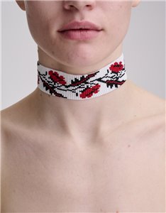 Red Poppies Choker