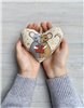 Серце ванільне з щуриками