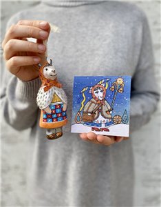Листівка "Коза-колядниця"