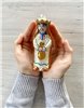 Ялинкова іграшка " Персонаж вертепу  Цар " (скульптура)