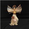 Woven Angel from Rye Straw, Handcrafted, Eco Decor, 11 cm