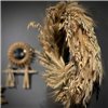 Interior Wreath from Grain Ears, Christmas Decor-Amulet, 30 cm