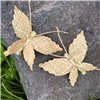 Butterfly from Rye Straw, Handcrafted, Wingspan 15 cm