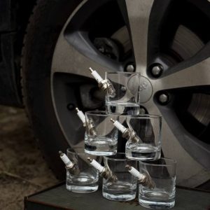 Набір з 6 склянок для віскі «Автомобільна свічка»
