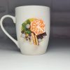 Mug "Mulled Wine" with Polymer Clay Decor