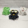 Soy Candle "Lady" - hand-painted, wooden wick