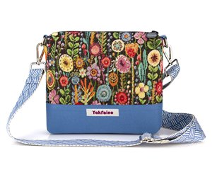 Сумка "Розалія" blue із ременем