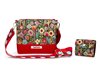 Bag Set "Rosalia" Red with Strap and Wallet