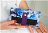 Wallet "Blue Peonies"