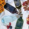 Set of Four Wine Lay Bottle Plates