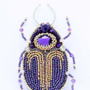 Beetle Brooch Embroidery Tutorial