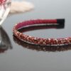 Marsala Beaded Headband