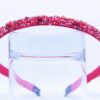 Red and Silver Beaded Headband