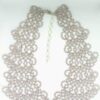 Cream Lace Beaded Collar “Retro”