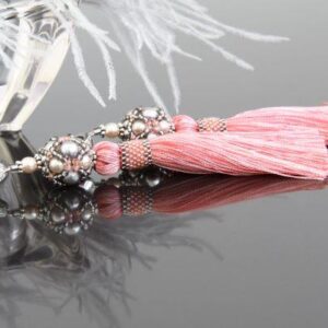 Pink Pearl Tassel Earrings “Rose Pearls”