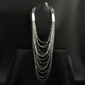 Multi Layer Pearl and Natural Stone Necklace “Ekaterina”