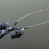 Agate Jewelry Set “Halisa” Pendant and Earrings