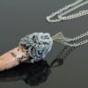Lace Pendant with Altai Rhodonite “New”