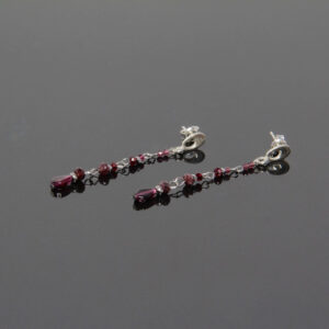 Garnet Drop Earrings “Cherry”