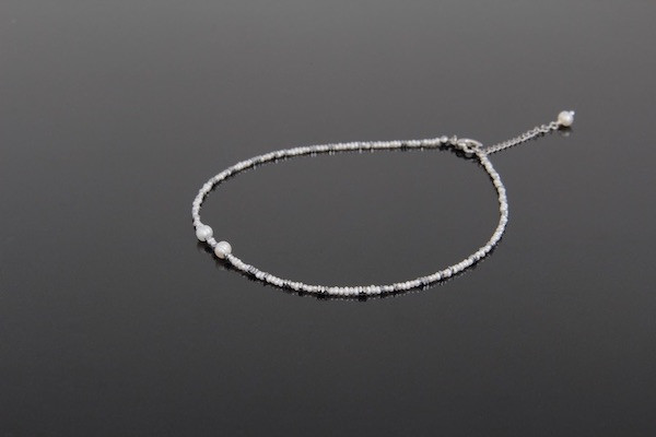 White Pearl Choker Necklace “Bella” - Image 7