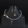 Gold Plated Pearl and Mother of Pearl Jewelry Set “Celine”