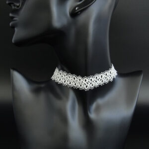 White Lace Choker “Fluff”
