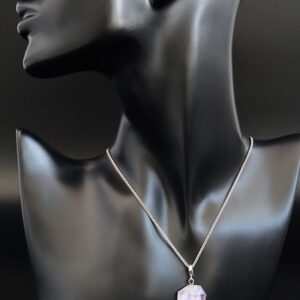 Amethyst Pendant Necklace on Chain