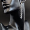 Long Silver Lace Earrings “Silver”