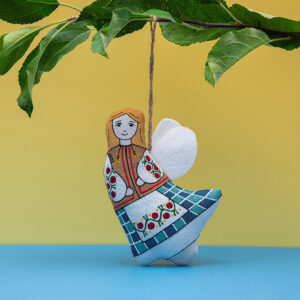 Vanilla-Scented Angel Ornament – Angel in Vyshyvanka