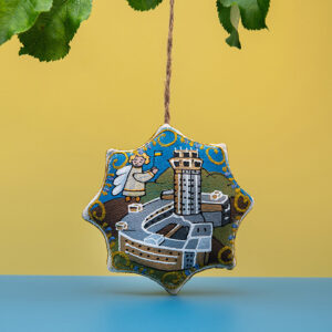 Vanilla-Scented Star Ornament – Donetsk Airport with Little Angel