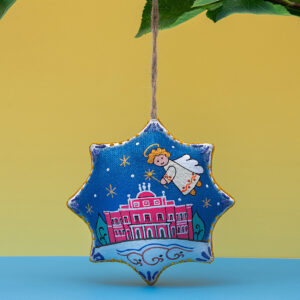 Vanilla-Scented Star Ornament – Kropyvnytskyi Drama Theater with Angel