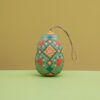 Handmade Decorative Easter Egg – Heart Pysanka