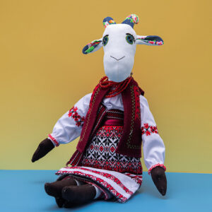 Goat in Ukrainian Traditional Costume