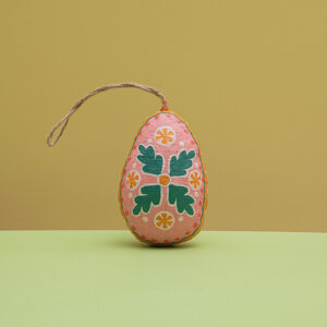 Handmade Decorative Easter Egg – Acorn Pysanka