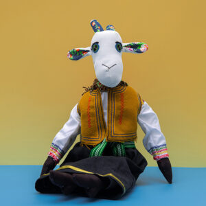 Goat in Lemko Traditional Costume