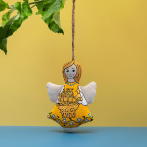 Textile Angel Souvenir "Kyi, Shchek, Khoryv and Lybid"