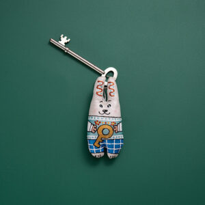 Keychain – Bunny with Key