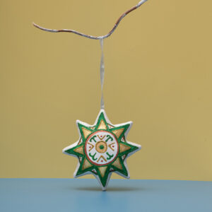Decorative Star with Plast Lily Emblem