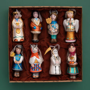 Christmas Ornament Set – Nativity Scene (Sculptural)