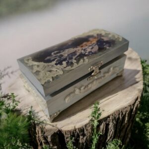 Handmade Wooden Jewelry Box – Unique Gift